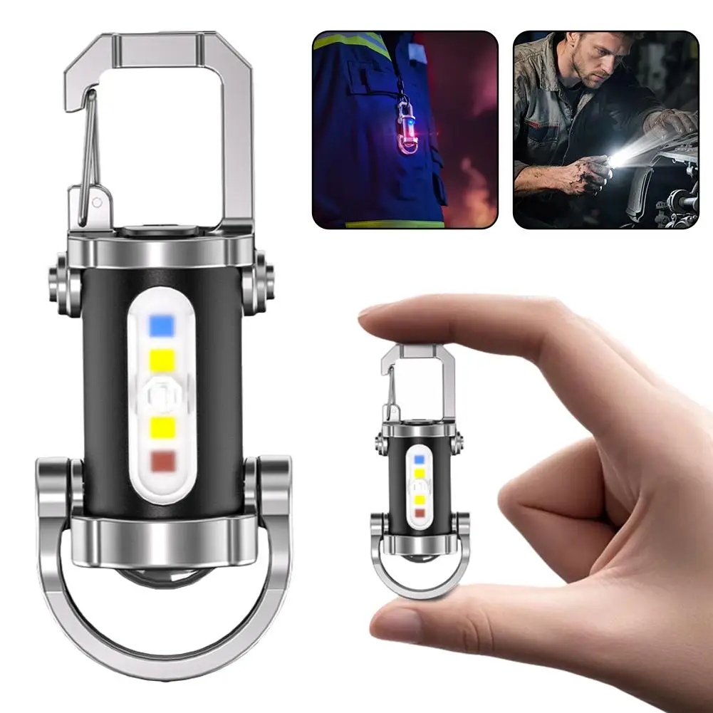 Outdoor Adventure Walks - 1-10PCS Multifunctional Pocket Keychain Torch with