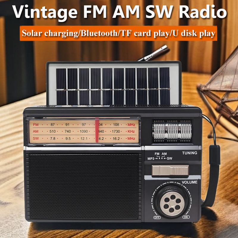 Emergency Radio Solar - Portable Emergency Full Band Radio Solar