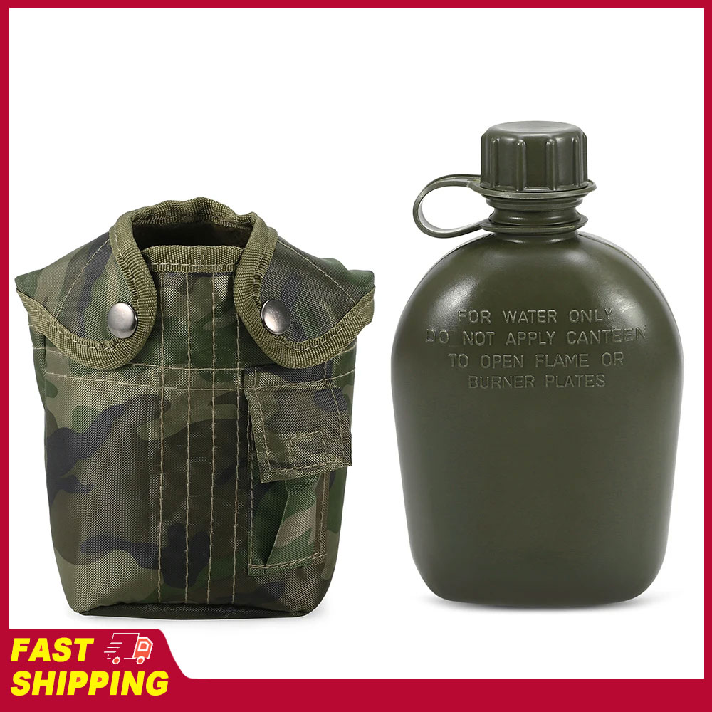 Outdoor Adventure Backpack - Camping Hiking Backpacking Survival Water Bottle