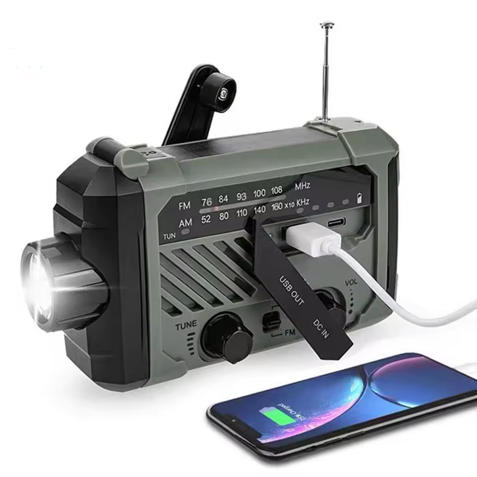 Emergency Radio Solar - Emergency Solar Radio with Handle, Portable