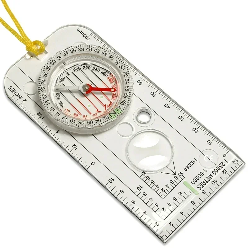 Map Compass Orienteering - Compass Navigation Map Ruler Reading Scouting