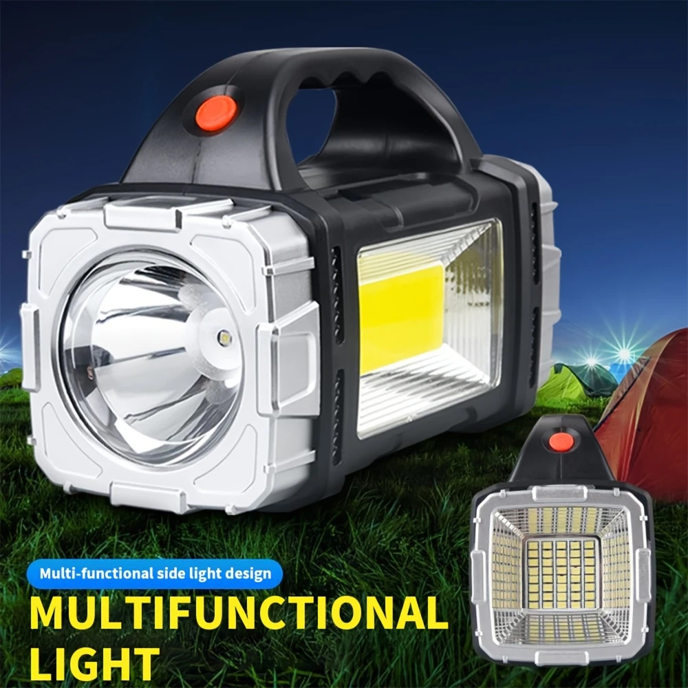 Outdoor Adventurer - Portable Powerful USB Rechargeable Flashlight Solar