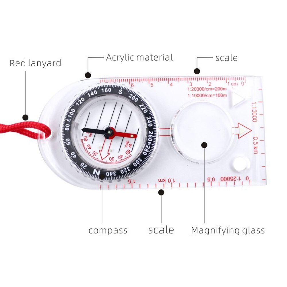 Orienteering Baseplate Compass - Map Compass Orienteering ulasan dan harga