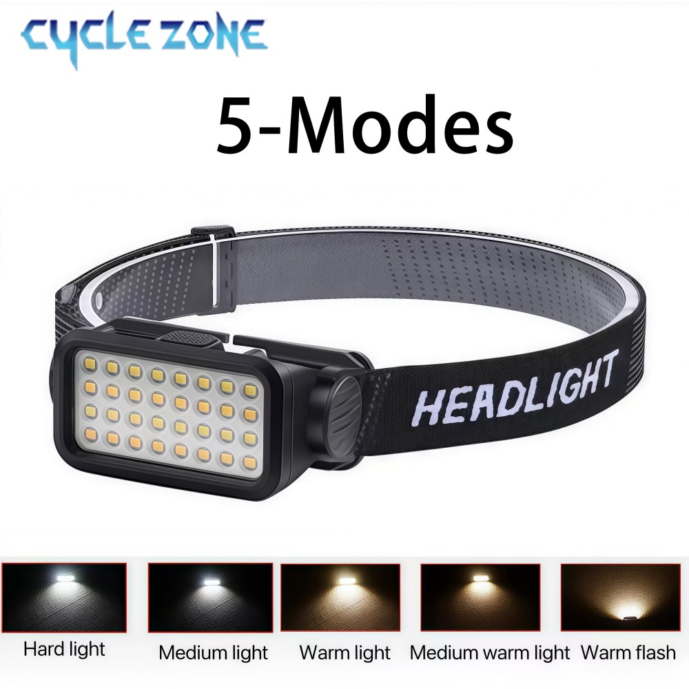 Rechargeable Headlamp with 32  - Outdoor Adventure Walks ulasan dan harga