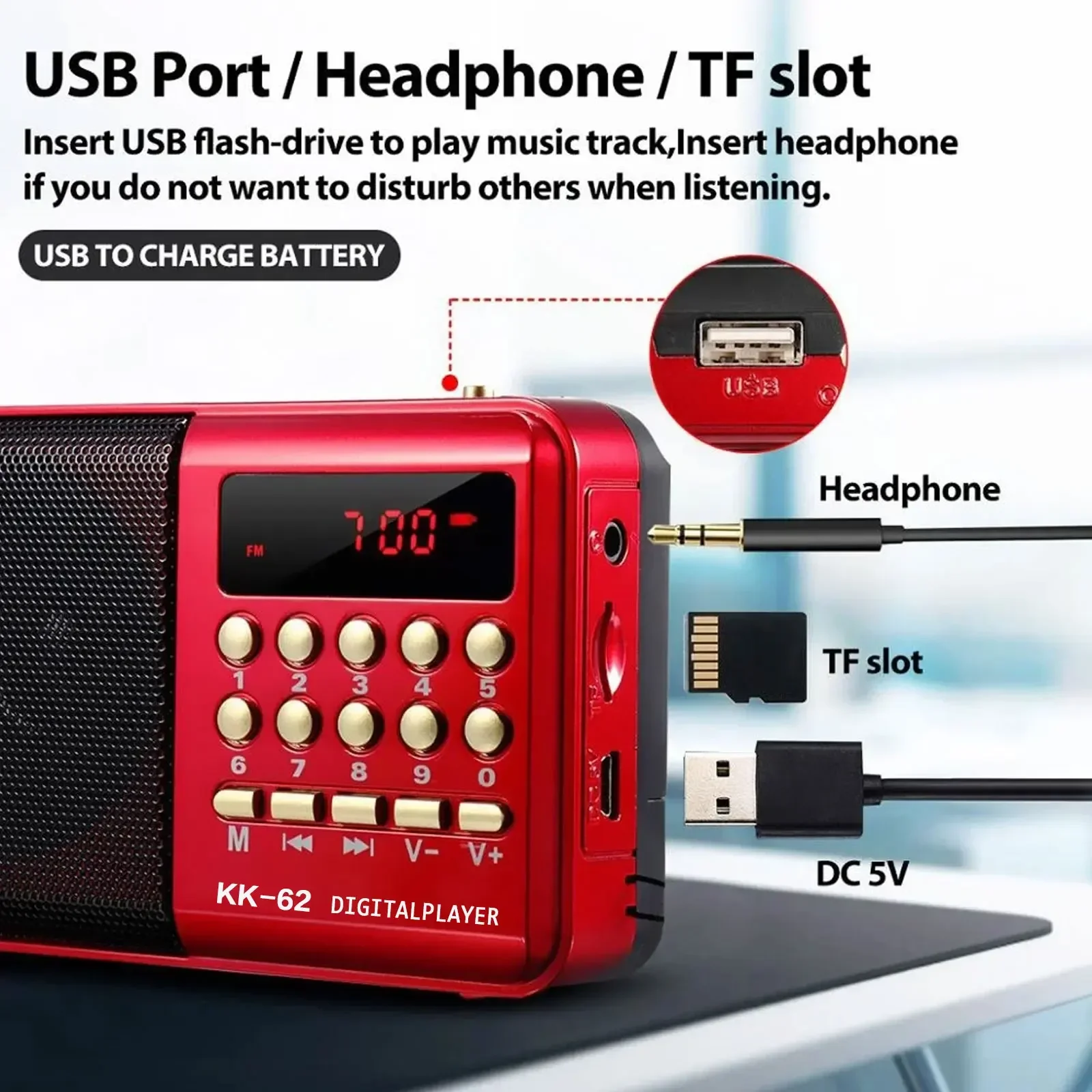 Portable Rechargeable Mini FM  - Emergency Radio Solar ulasan dan harga