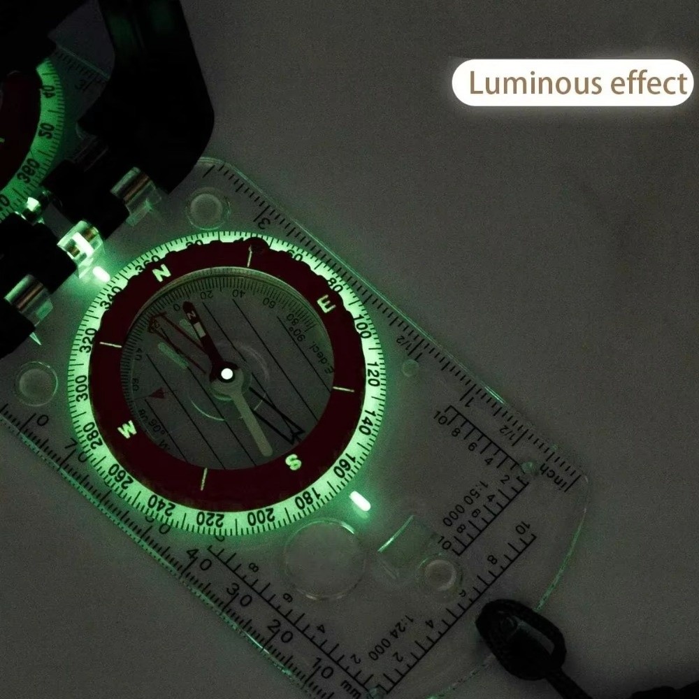 New Luminous Outdoor Compass F - Map Compass Orienteering ulasan dan harga