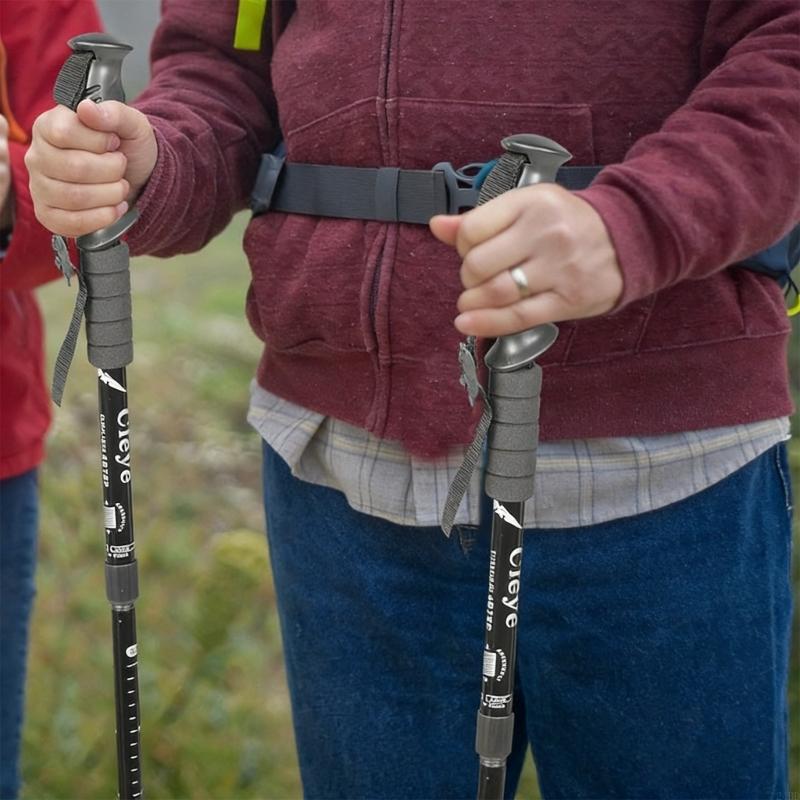 Adjustable Hiking Staff Poles  - Outdoor Adventure Walks ulasan dan harga