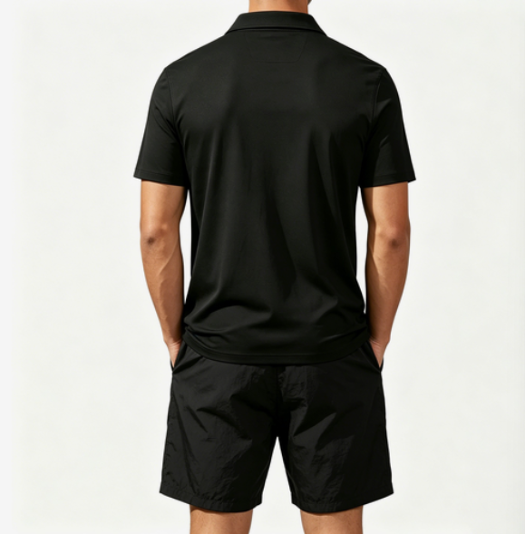 Men's Short-Sleeved Polo Shirt - Outdoor Adventurer ulasan dan harga