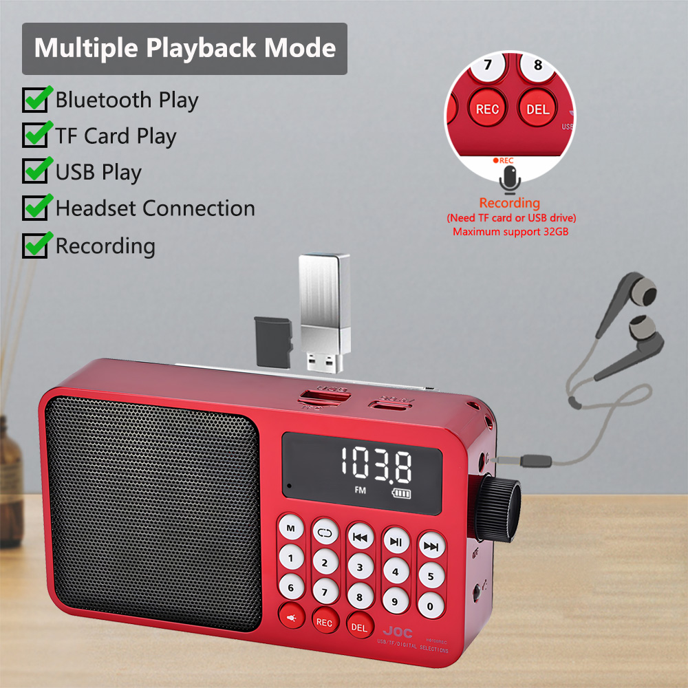 Solar Portable FM Radio Rechar - Emergency Radio Solar ulasan dan harga