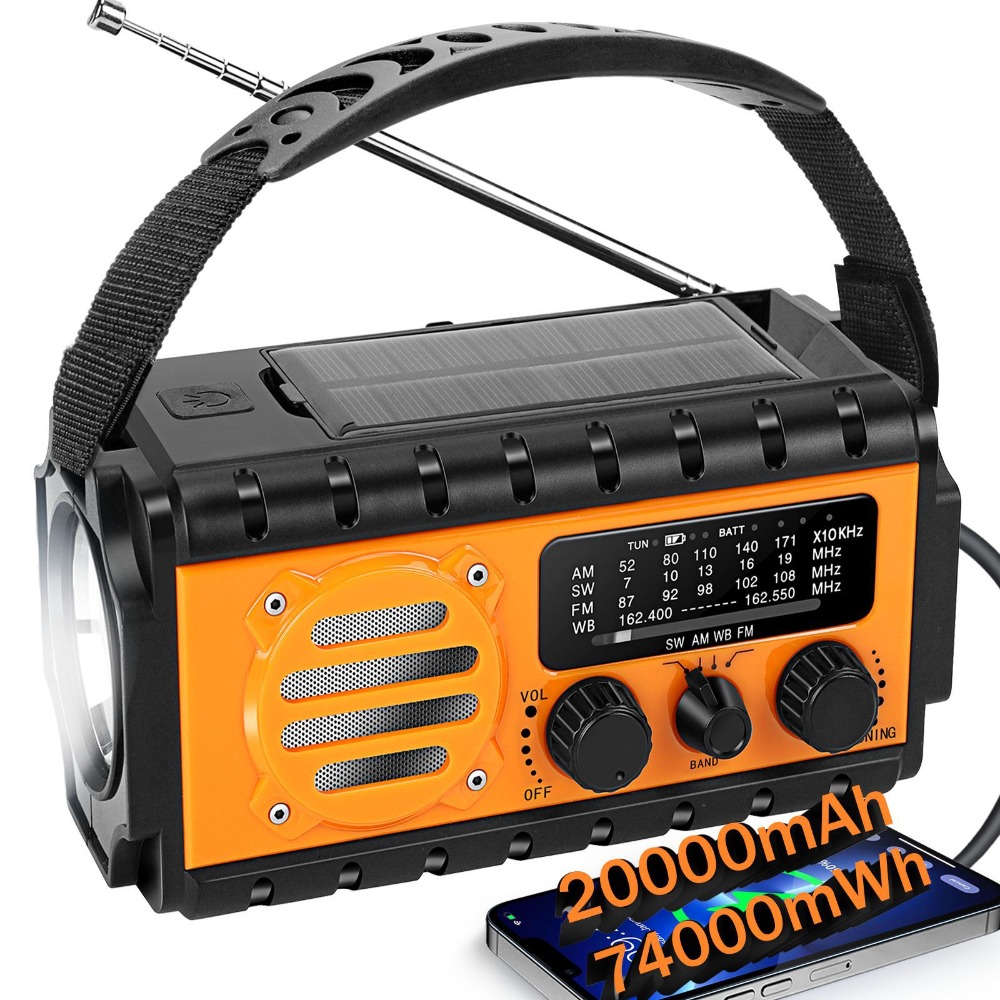 Portable Solar Hand Crank Emer - Emergency Radio Solar ulasan dan harga