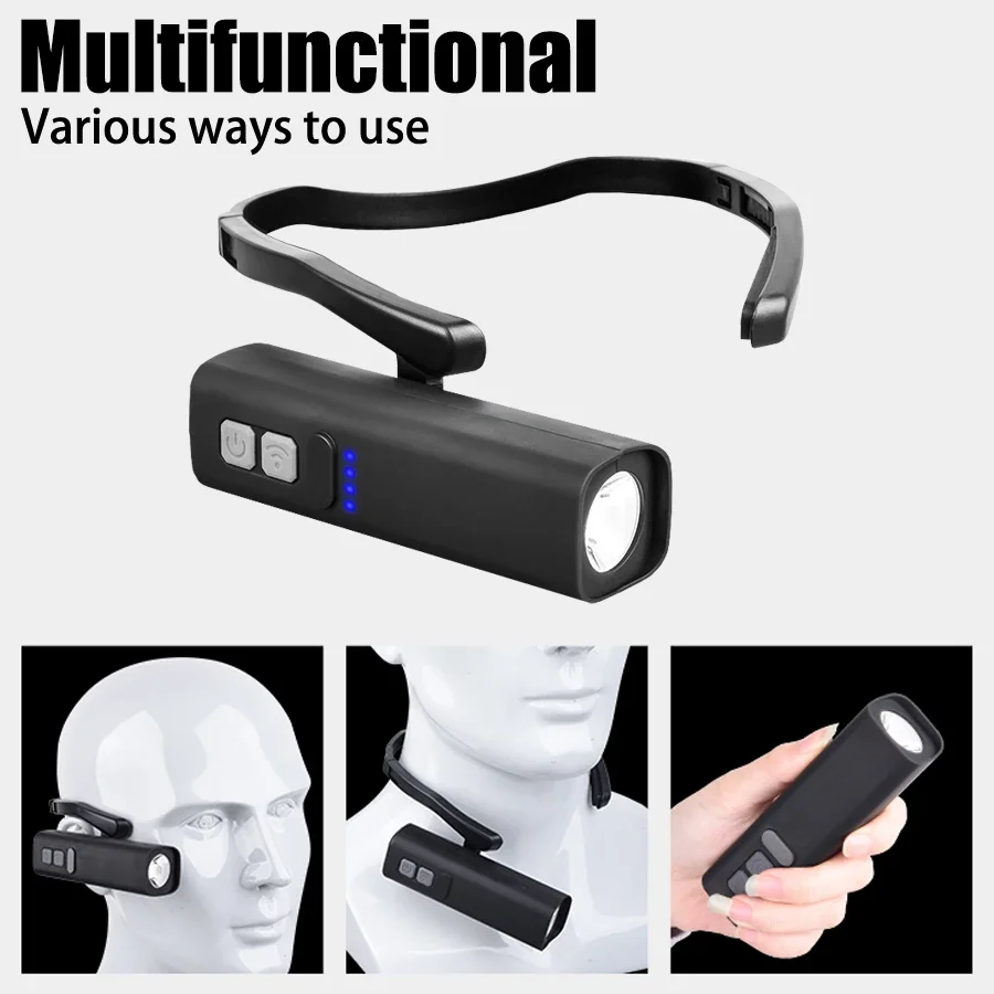 Super Bright Ear Clip Headlamp - Headlamp Waterproof Rechargeable ulasan dan harga