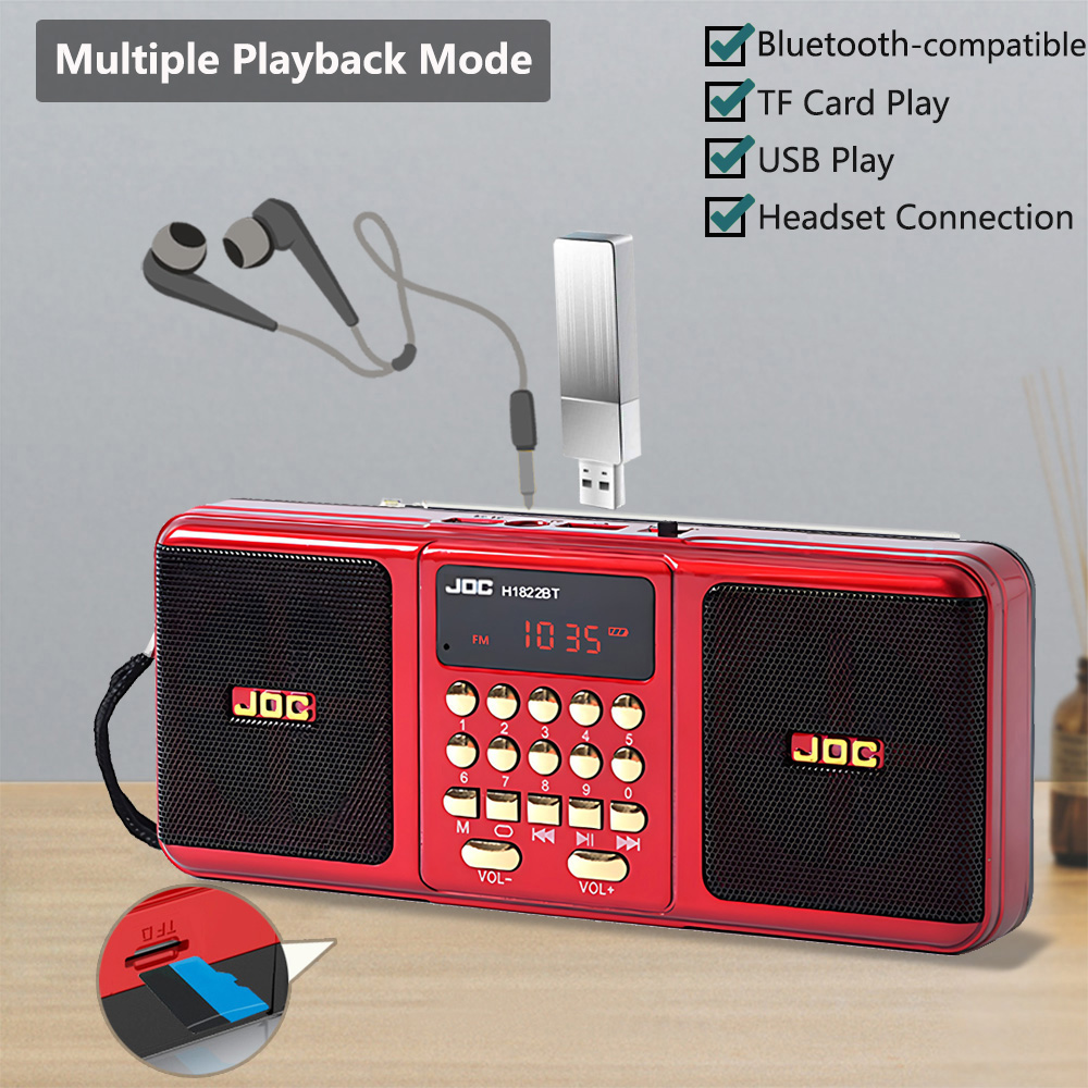 Portable Stereo FM Radio Wirel - Emergency Radio Solar ulasan dan harga