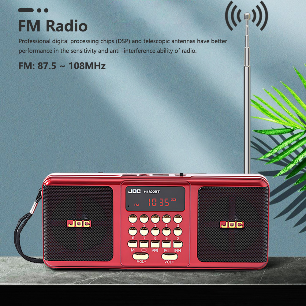 Portable Stereo FM Radio Wirel - Emergency Radio Solar ulasan dan harga