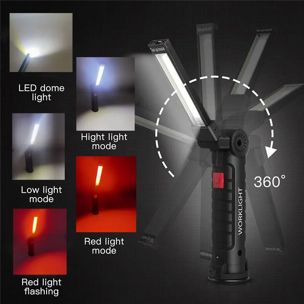 Portable COB LED Flashlight US - Outdoor Adventurer ulasan dan harga