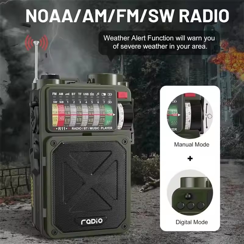 Hand-operated Emergency Solar  - Emergency Radio Solar ulasan dan harga