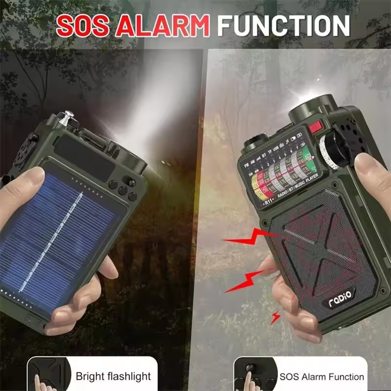 Hand-operated Emergency Solar  - Emergency Radio Solar ulasan dan harga