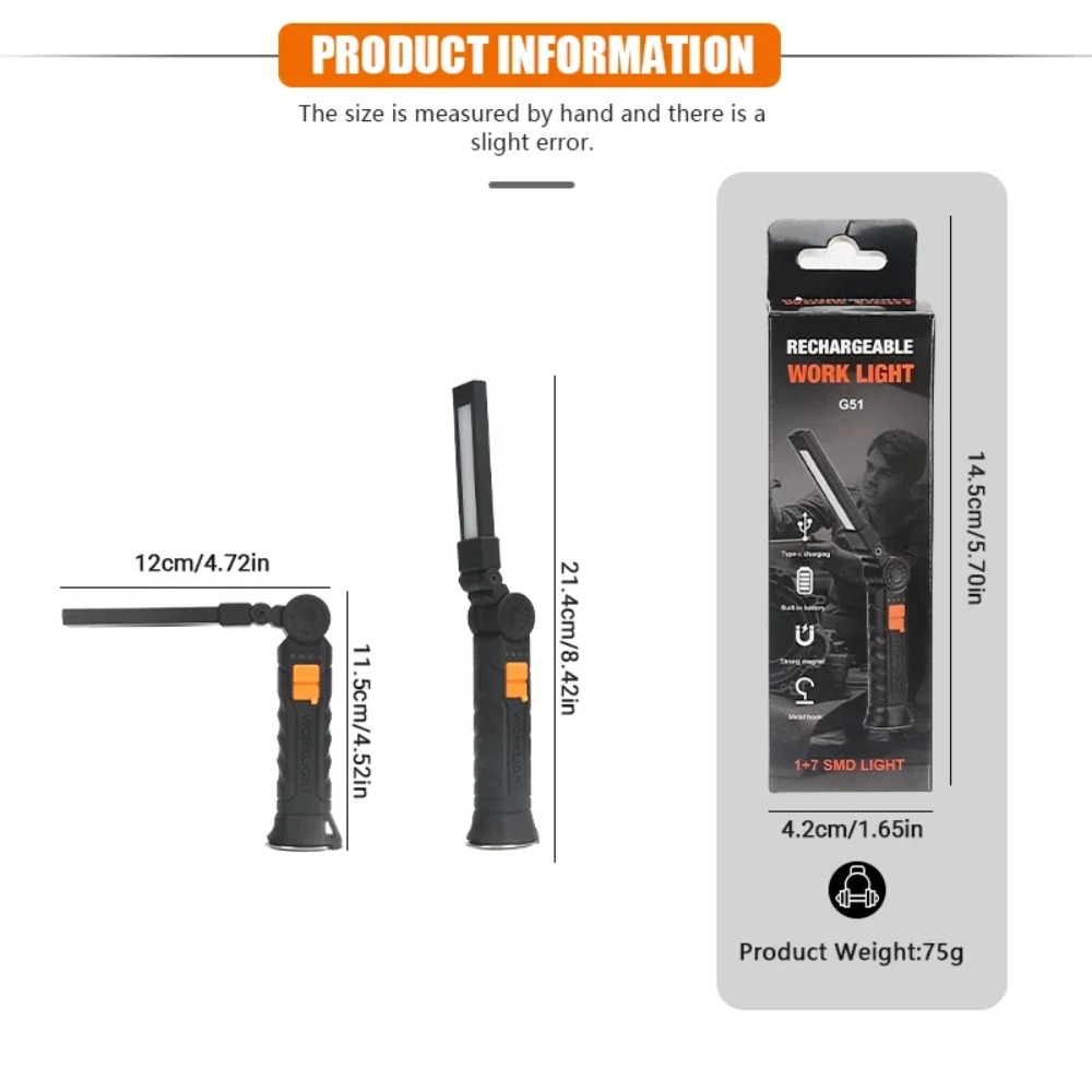 Portable COB LED Flashlight US - Outdoor Adventurer ulasan dan harga