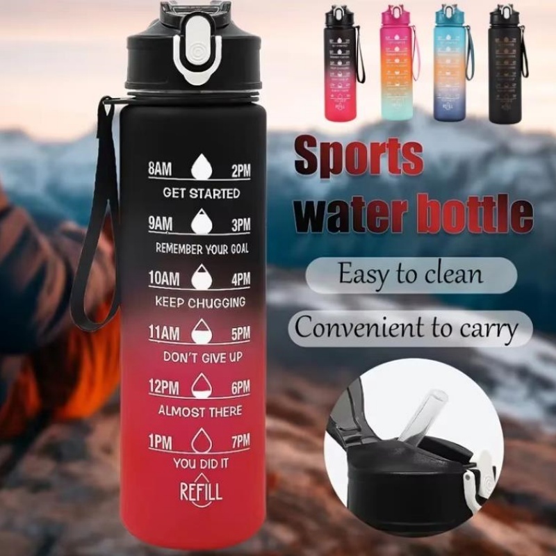 750ml Sports Water Bottle with - Outdoor Adventure Travel ulasan dan harga