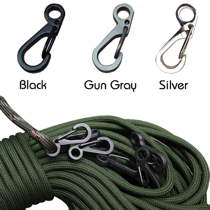 10Pcs/lot Mini Carabiner Parac - Outdoor Adventure Backpack ulasan dan harga