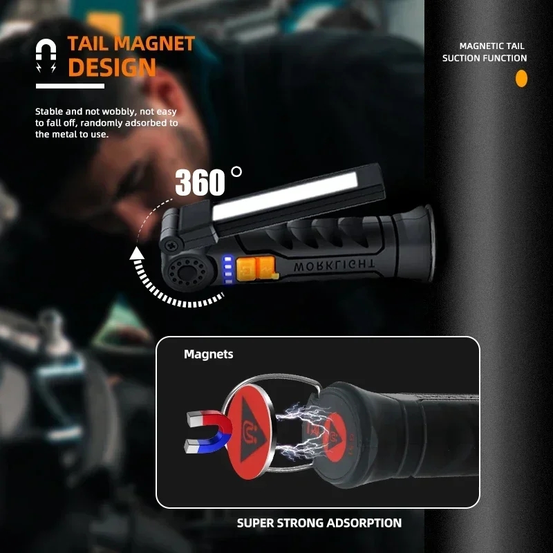 Portable COB LED Flashlight US - Outdoor Adventurer ulasan dan harga