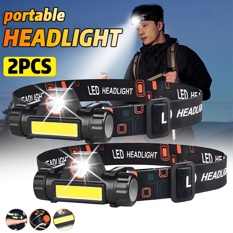 Super Bright LED Headlamp Rech - Headlamp Waterproof Rechargeable ulasan dan harga