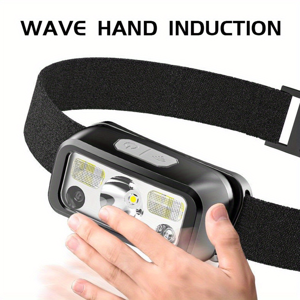 Powerful COB LED Sensor Headla - Headlamp Waterproof Rechargeable ulasan dan harga