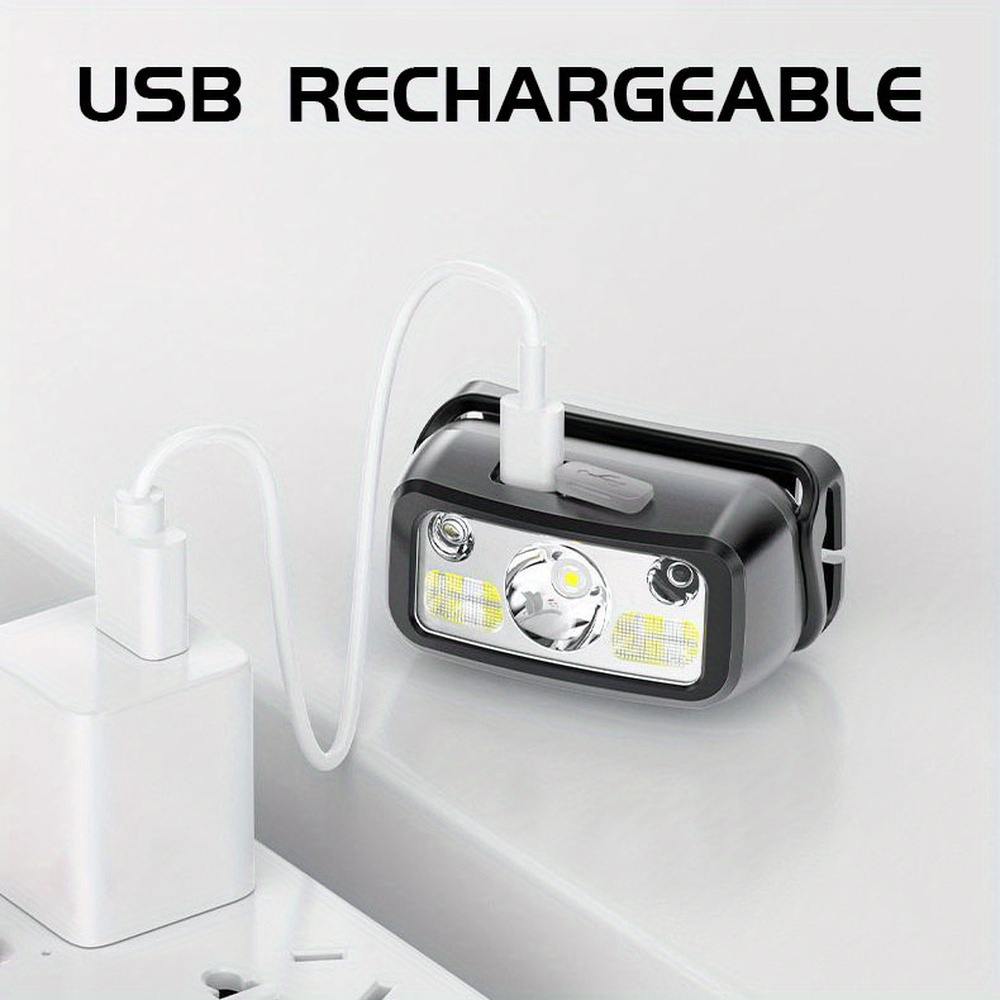 Powerful COB LED Sensor Headla - Headlamp Waterproof Rechargeable ulasan dan harga