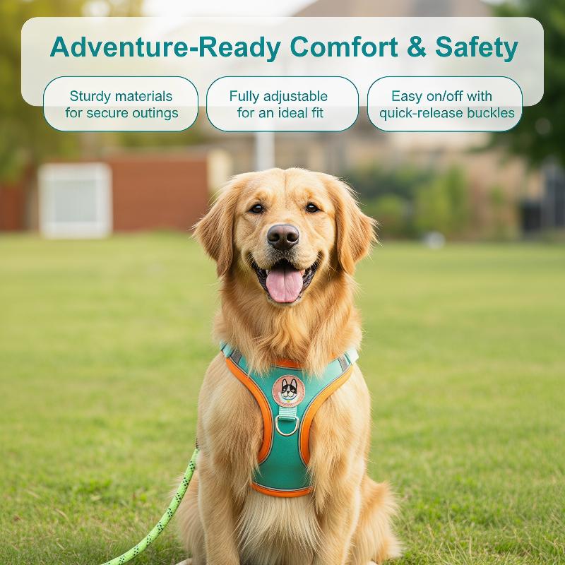 Lightweight Adjustable Dog Har - Outdoor Adventure Walks ulasan dan harga