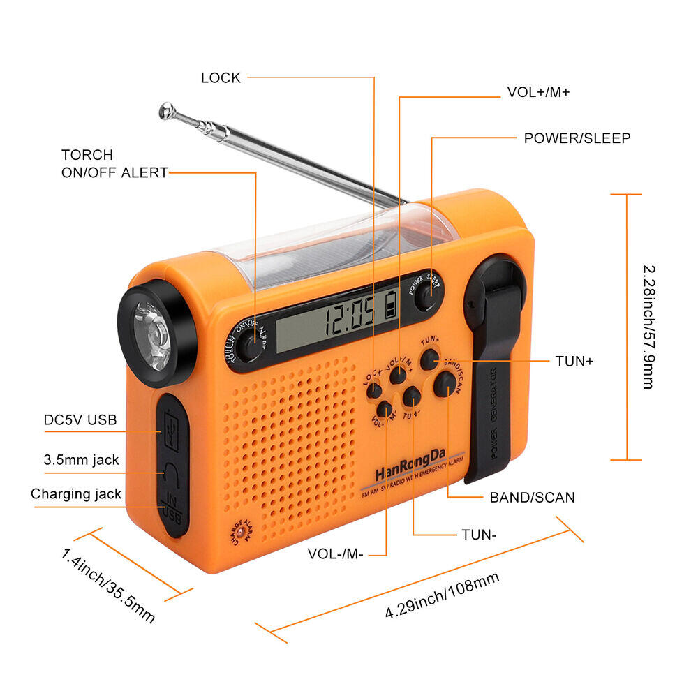 Weather Emergency Radio AM/FM/ - Emergency Radio Solar ulasan dan harga