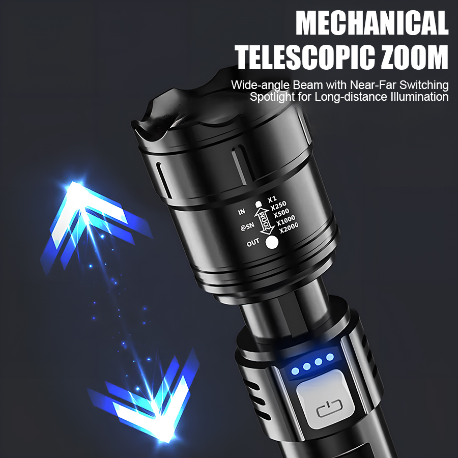 High Power P50 LED Flashlight  - Outdoor Adventurer ulasan dan harga