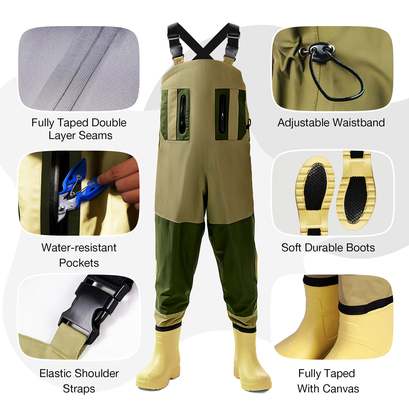 Lightweight Kids Waders - Brea - Outdoor Youth Adventure ulasan dan harga
