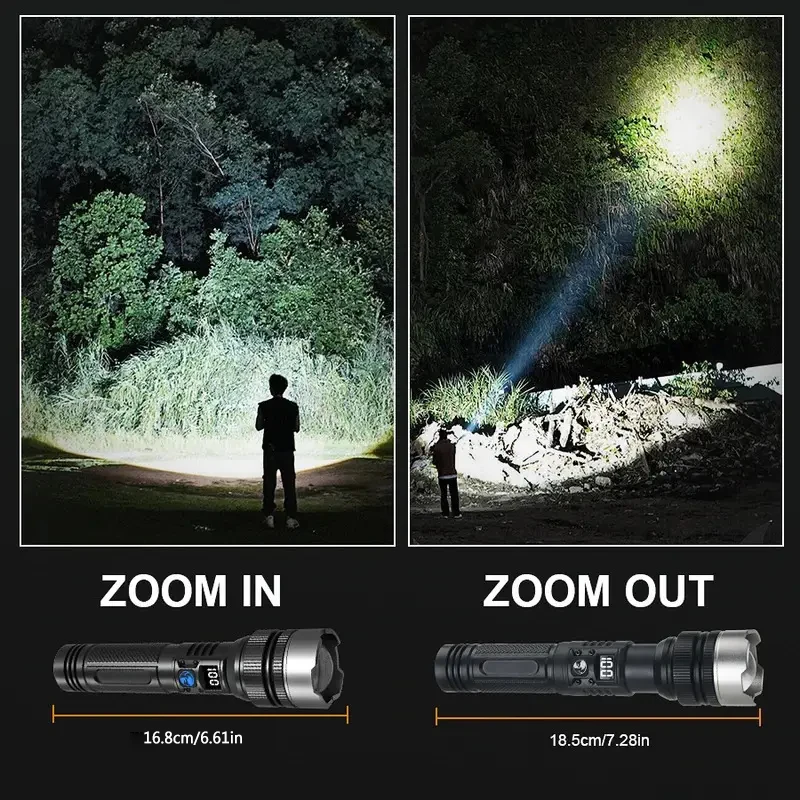 900000LM Powerful LED Flashlig - Outdoor Adventure Travel ulasan dan harga
