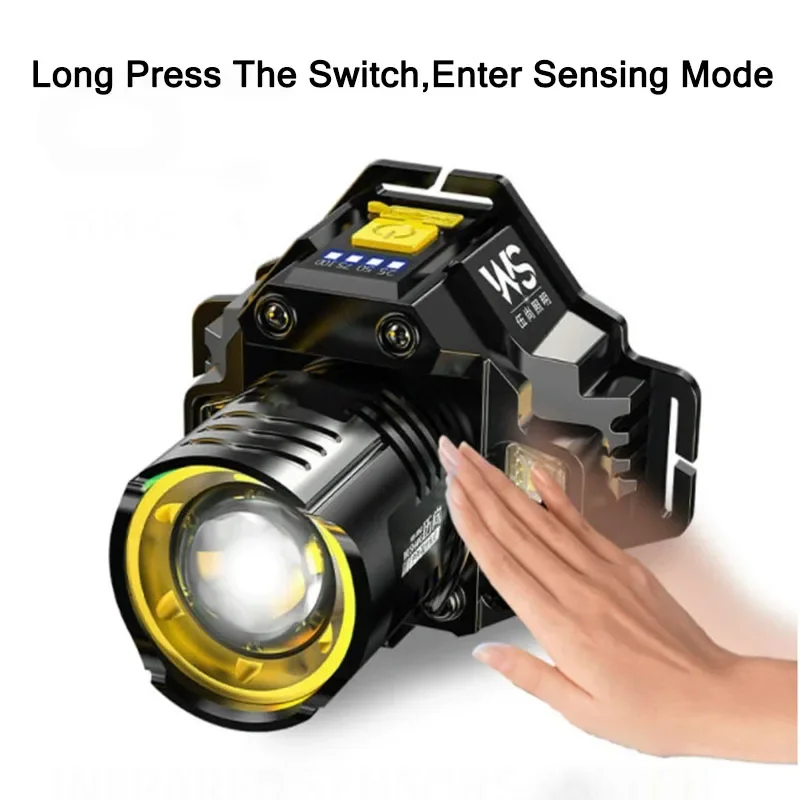 Rechargeable Powerful LED Head - Headlamp Waterproof Rechargeable ulasan dan harga