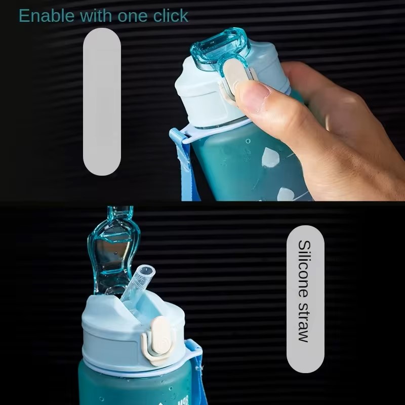 Sports Water Bottle with Time- - Outdoor Adventure And Sports ulasan dan harga