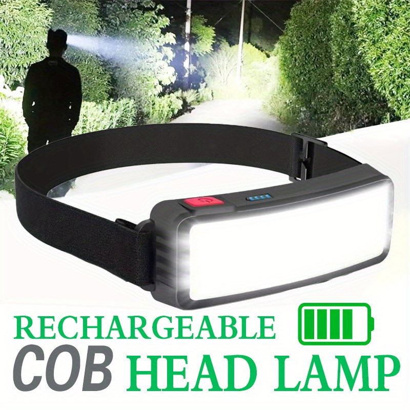 Powerful COB LED Headlamp Type - Headlamp Waterproof Rechargeable ulasan dan harga