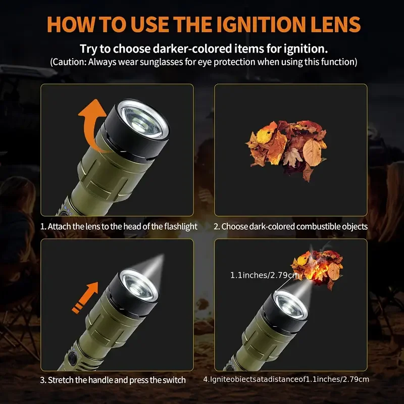 Ultra Powerful Flashlight Conc - Outdoor Adventure Travel ulasan dan harga