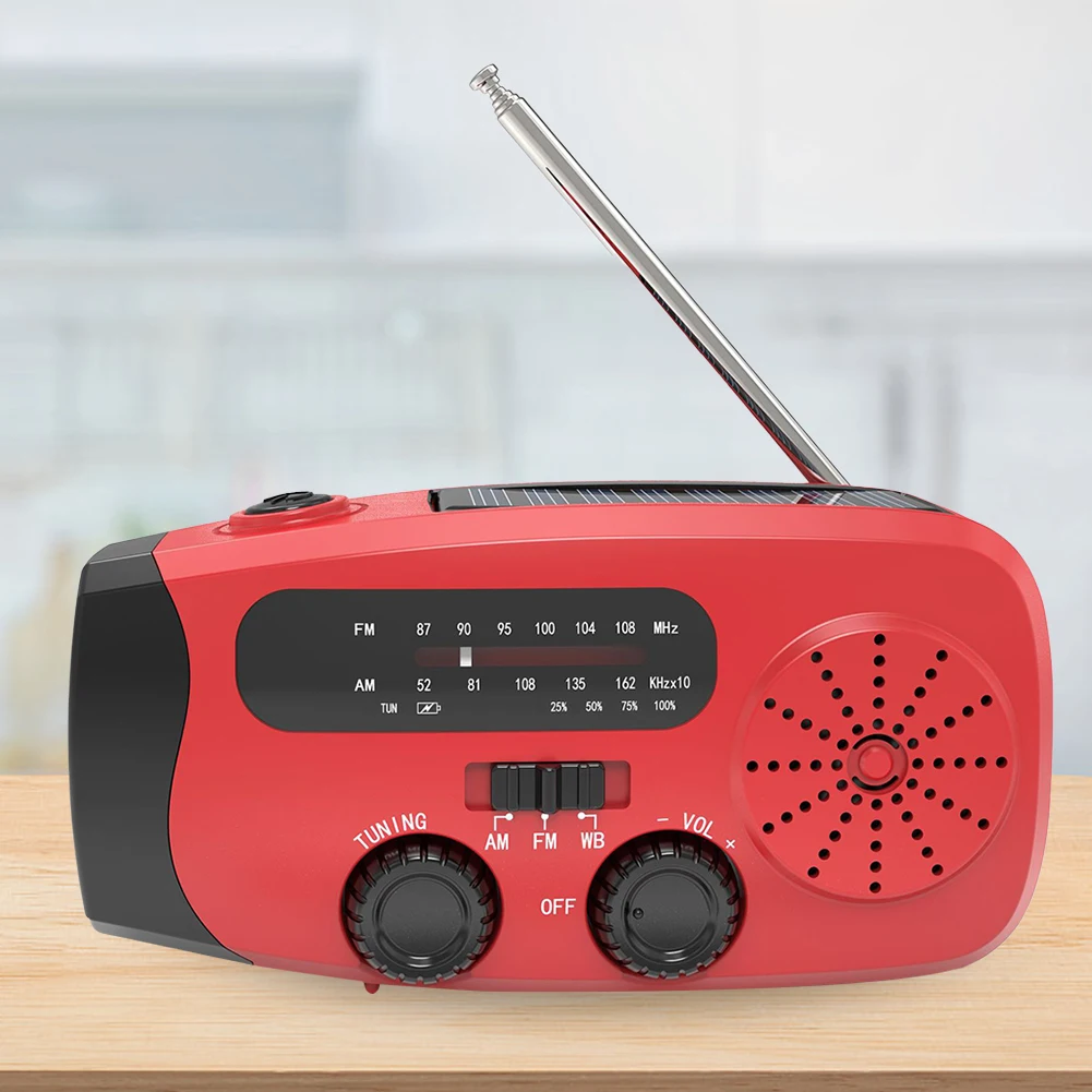 Portable Emergency Crank Radio - Emergency Radio Solar ulasan dan harga