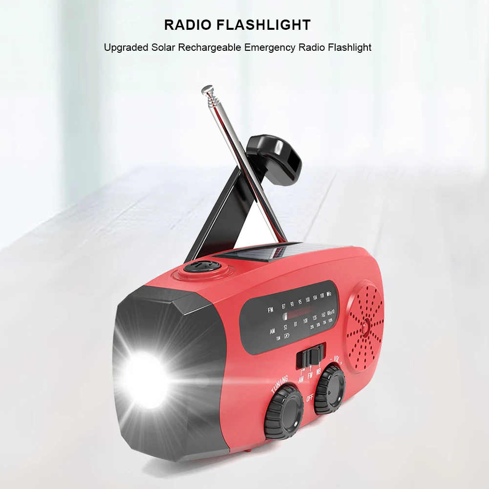 Portable Emergency Crank Radio - Emergency Radio Solar ulasan dan harga