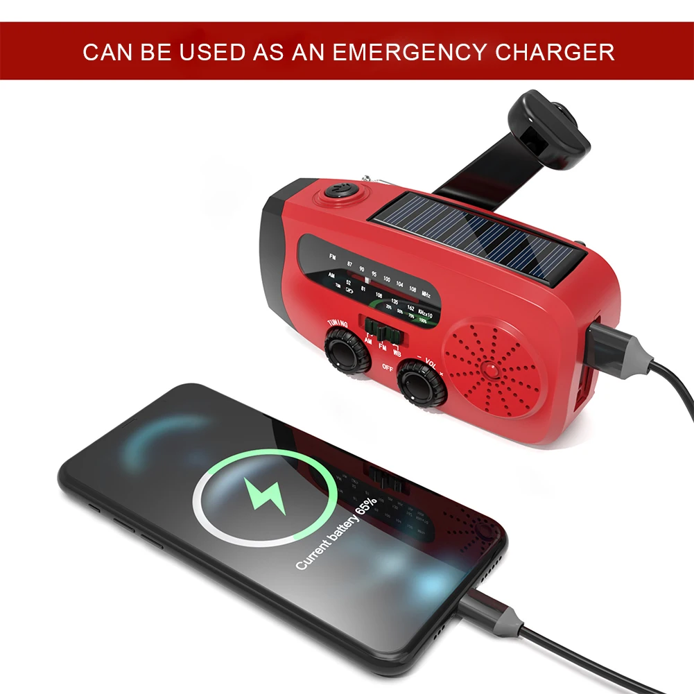 Portable Emergency Crank Radio - Emergency Radio Solar ulasan dan harga