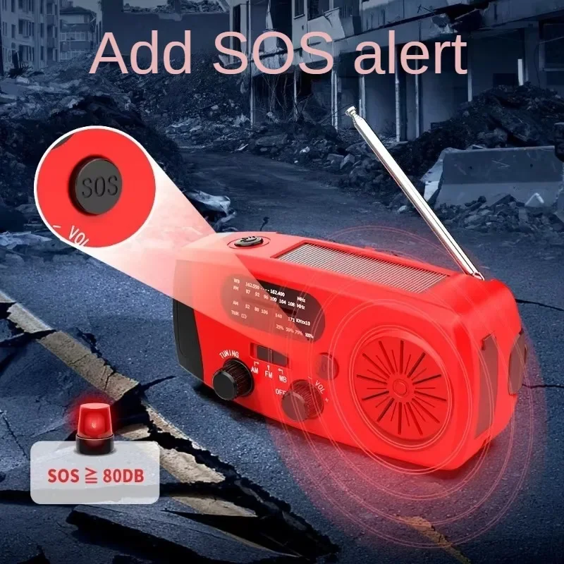 Portable Multifunctional Handh - Emergency Radio Solar ulasan dan harga