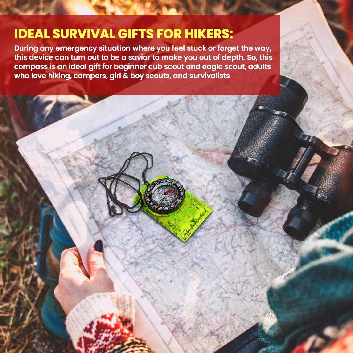 YANBIGUO Orienteering Compass  - Map Compass Orienteering ulasan dan harga