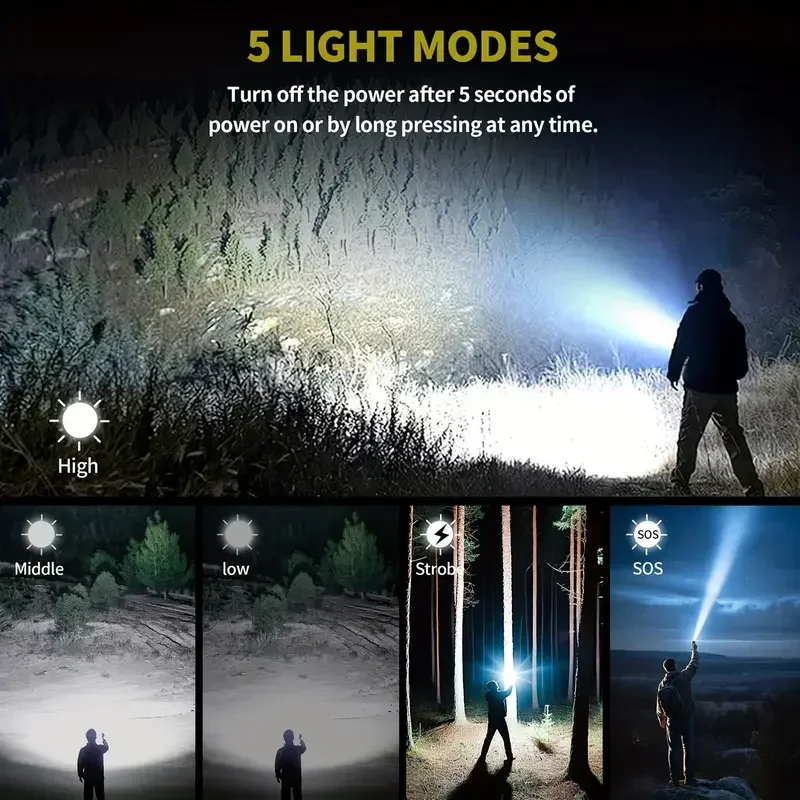 Ultra Powerful Flashlight Conc - Outdoor Adventure Travel ulasan dan harga