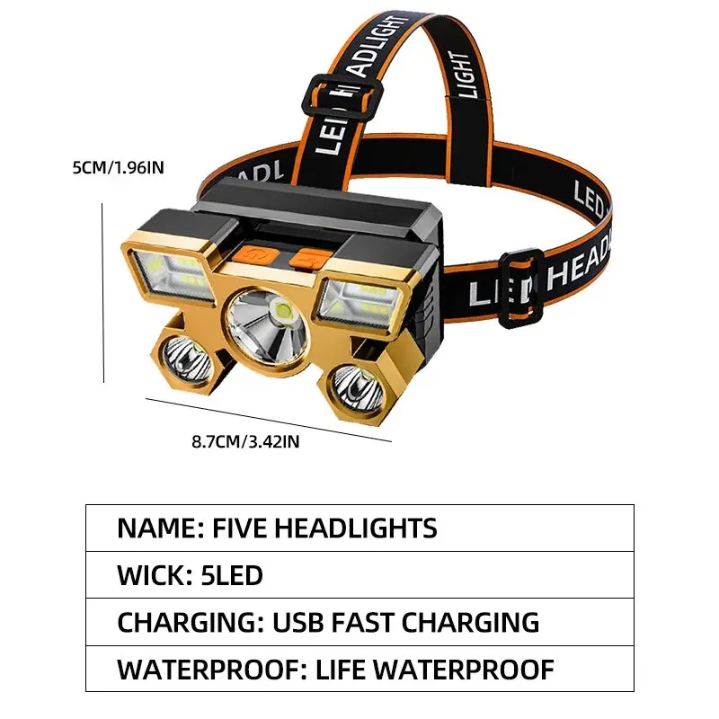 Powerful Rechargeable Head Fla - Headlamp Waterproof Rechargeable ulasan dan harga