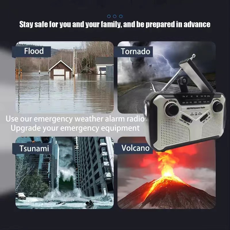 Solar Radio, AM/FM Portable Cr - Emergency Radio Solar ulasan dan harga