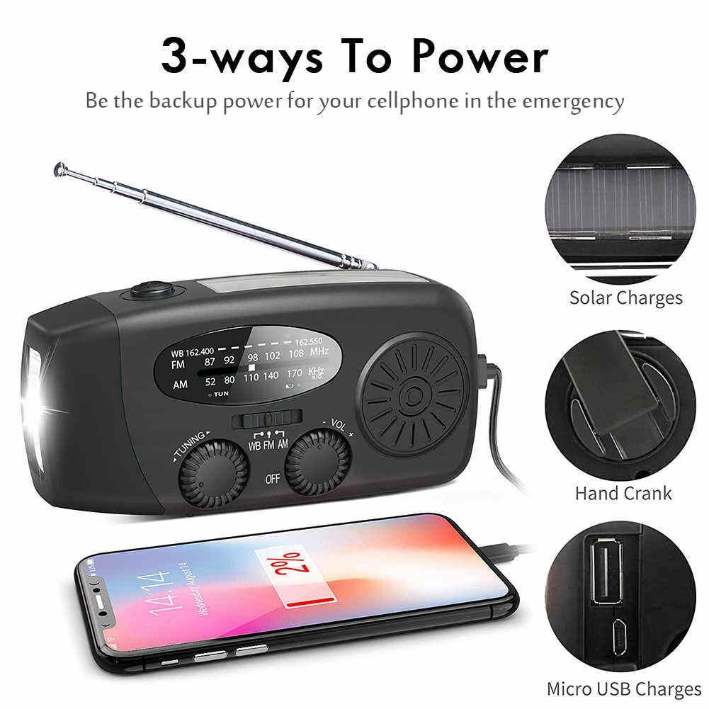 Multifunctional Portable Hand  - Emergency Radio Solar ulasan dan harga